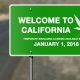 California temporary marijuana licenses beginning January 1, 2018