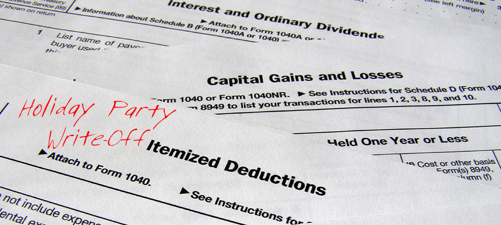 Holiday Party tax deduction Write-Off