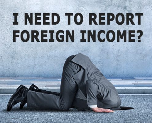I need to report foreign income? FBAR